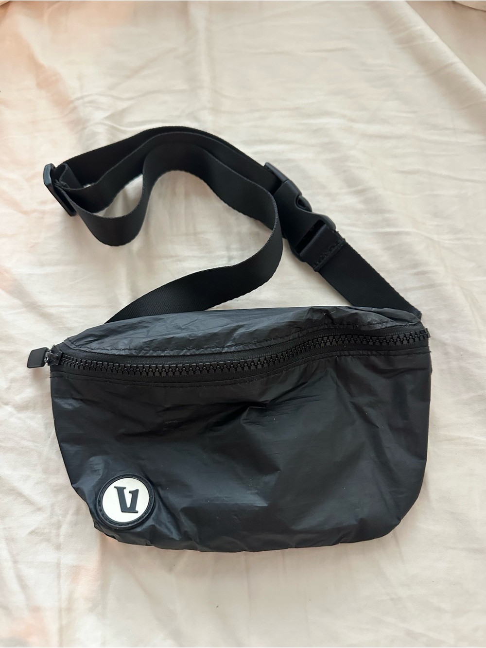 Unbranded Black Lightweight Waist Pack with Adjustable Strap